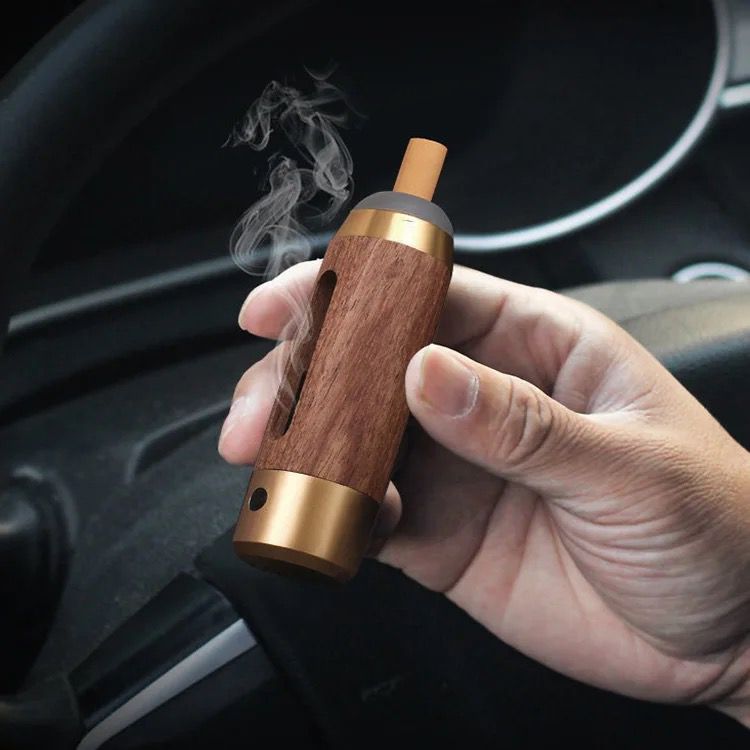 Portable Wood Ashtray